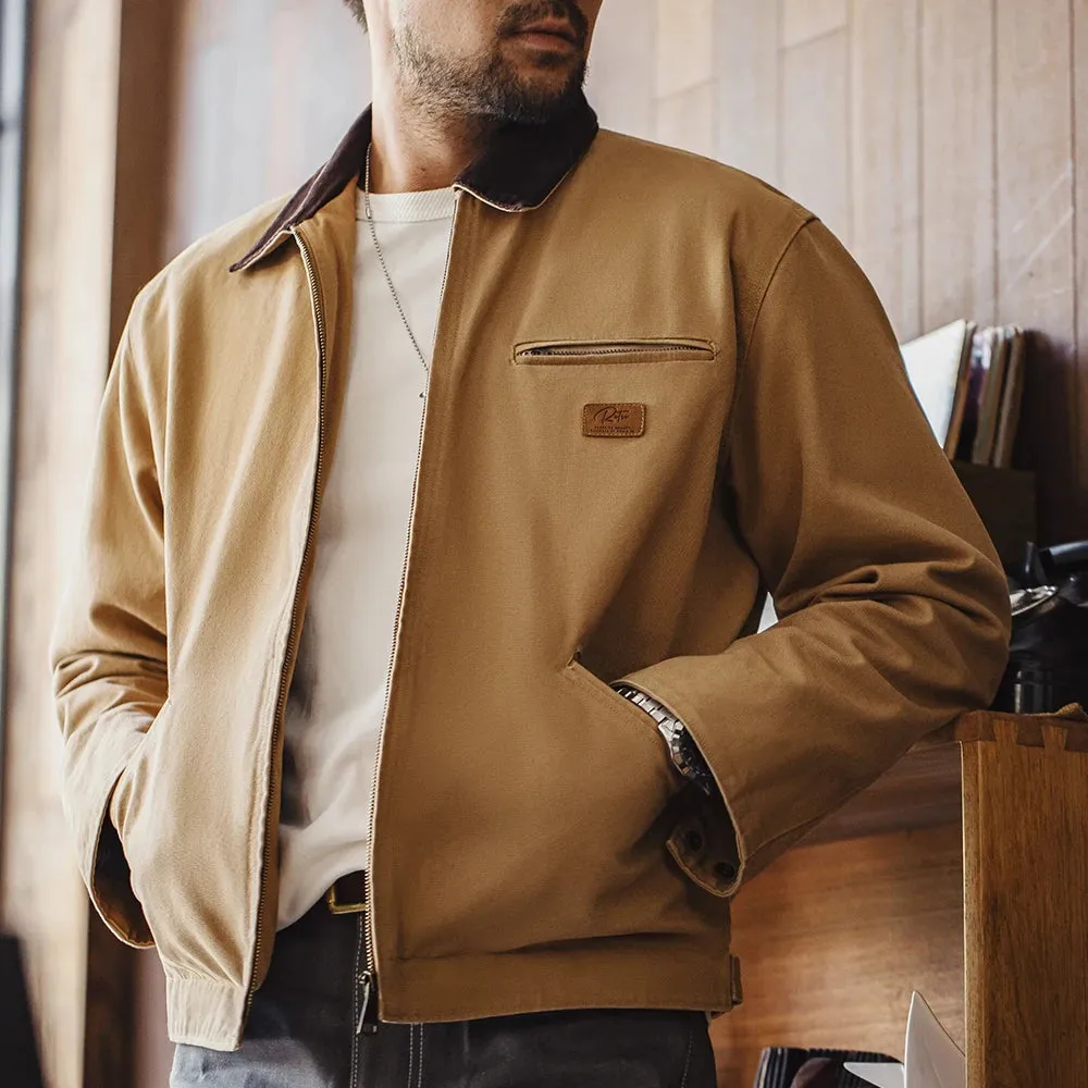 Retro Style Cotton Fabric Jacket
