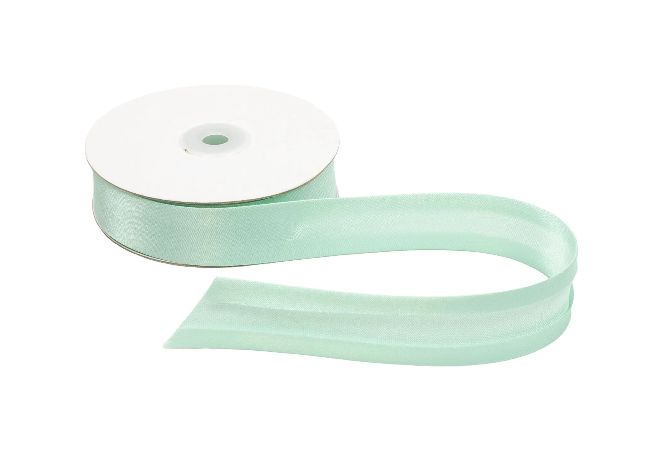 Satin Ribbon Bias Tape 25 mm Single Fold - Sold by the Yard