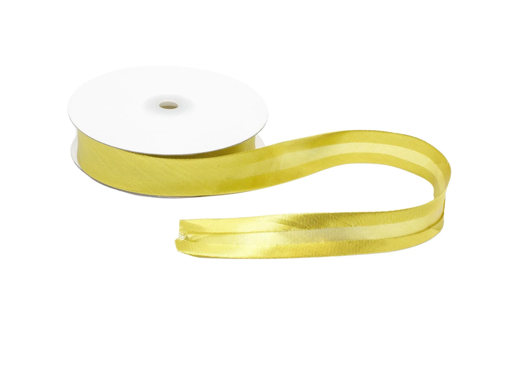 Satin Ribbon Bias Tape 25 mm Single Fold - Sold by the Yard