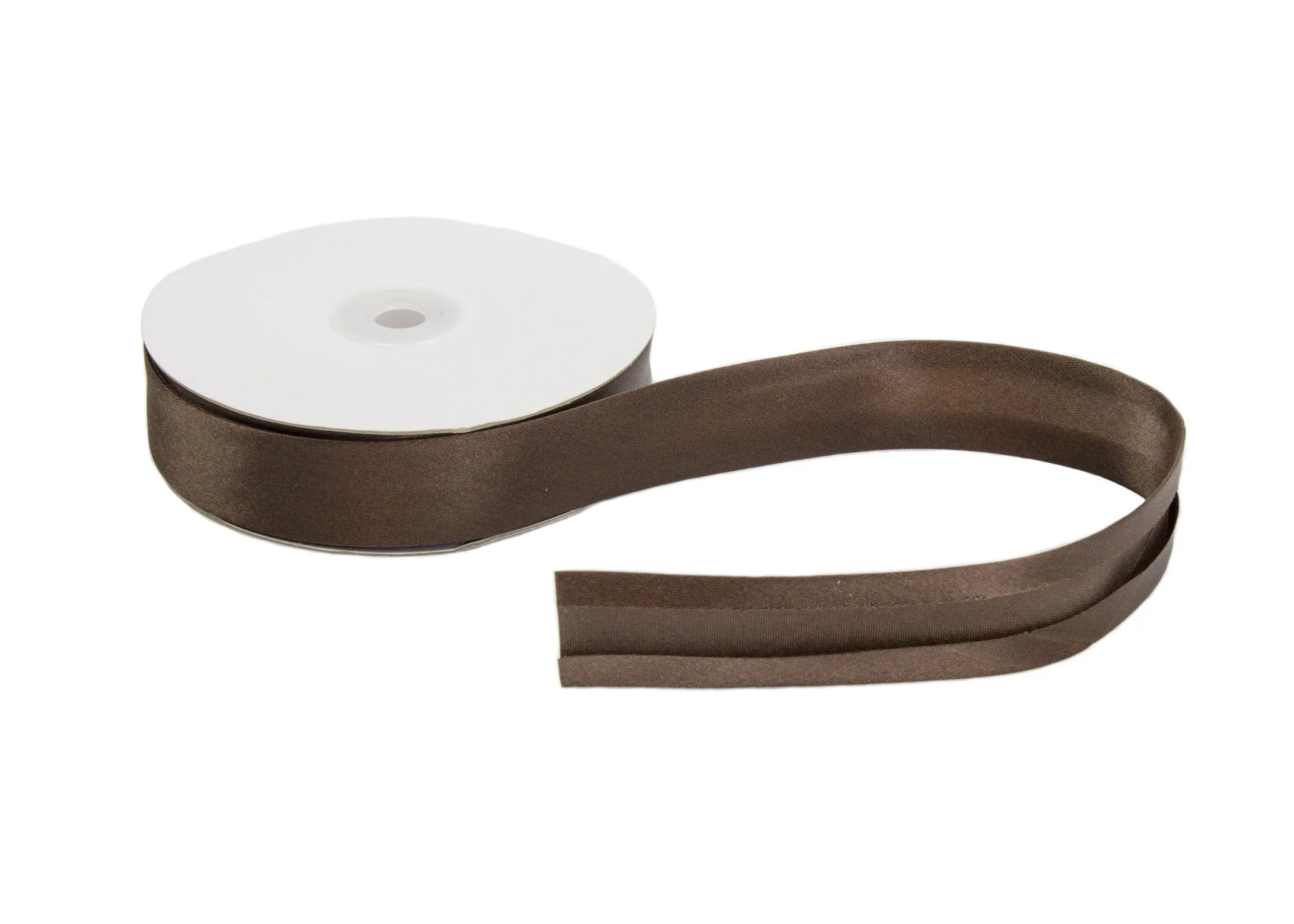 Satin Ribbon Bias Tape 25 mm Single Fold - Sold by the Yard