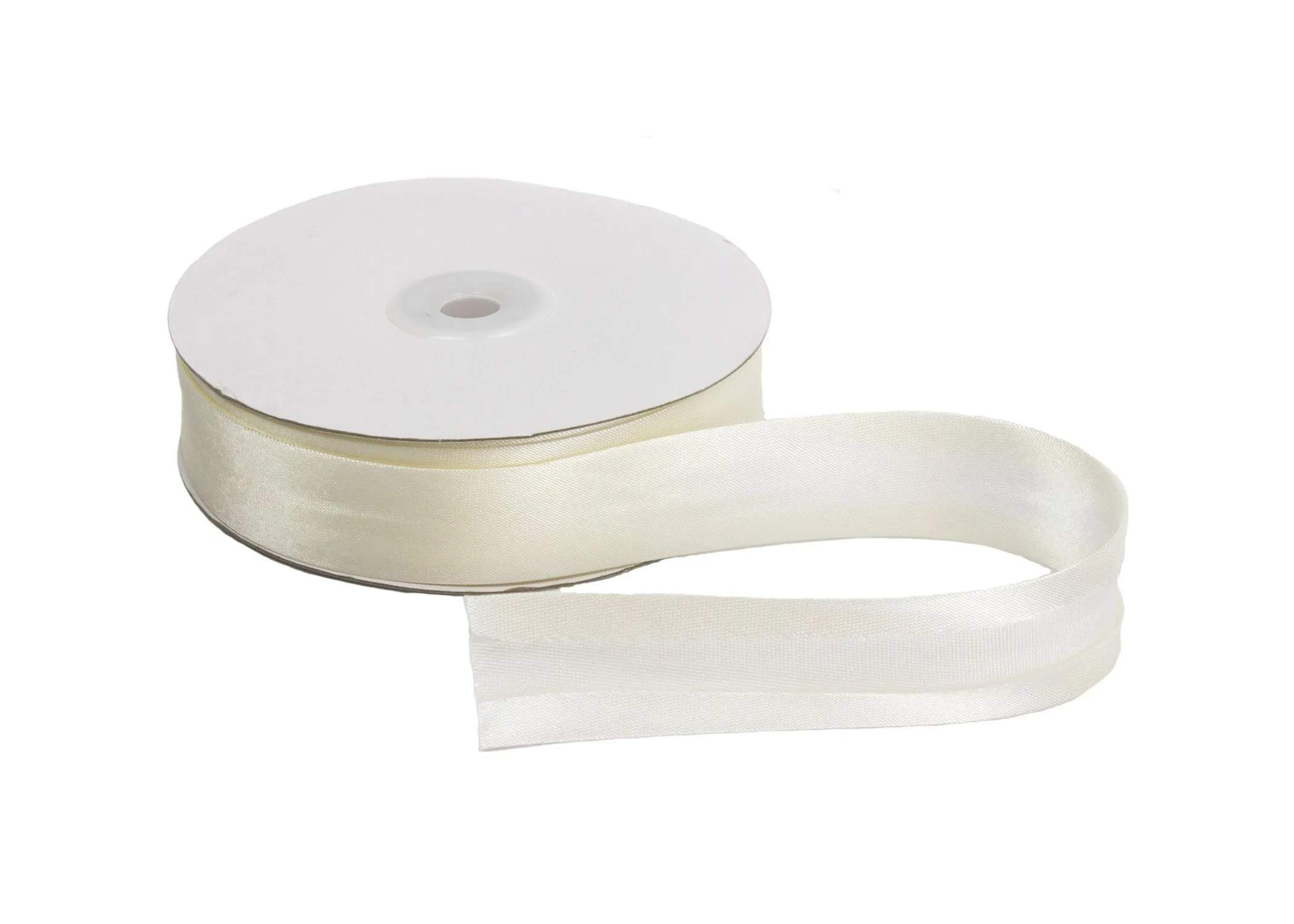 Satin Ribbon Bias Tape 25 mm Single Fold - Sold by the Yard