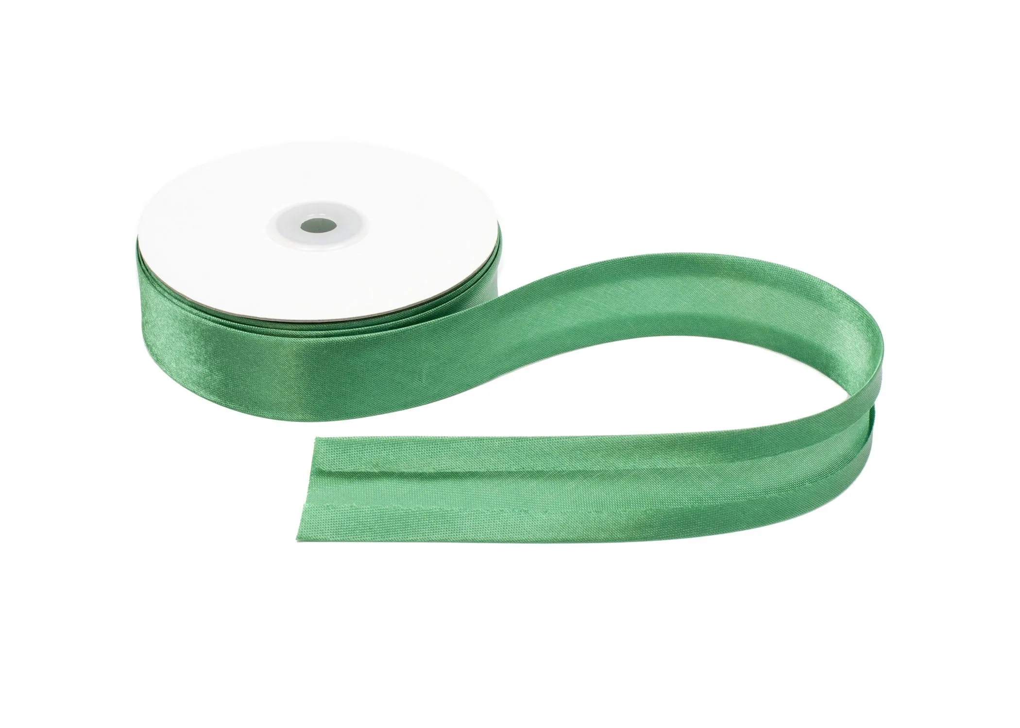 Satin Ribbon Bias Tape 25 mm Single Fold - Sold by the Yard