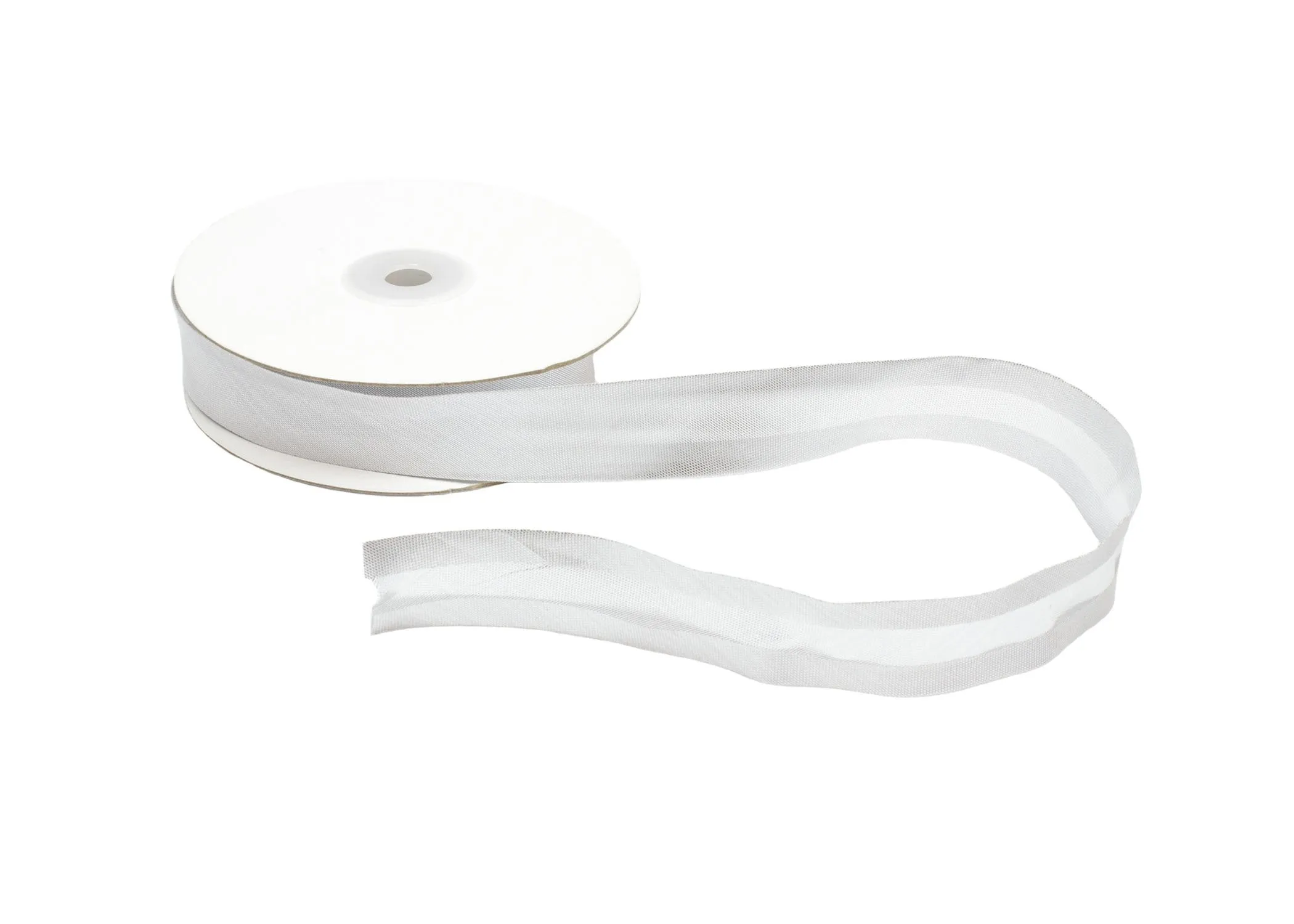 Satin Ribbon Bias Tape 25 mm Single Fold - Sold by the Yard