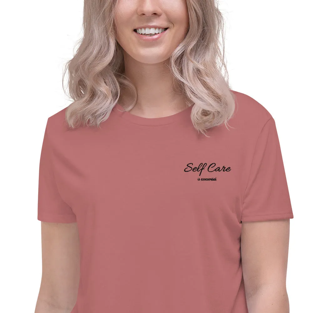 Self Care Crop Tee