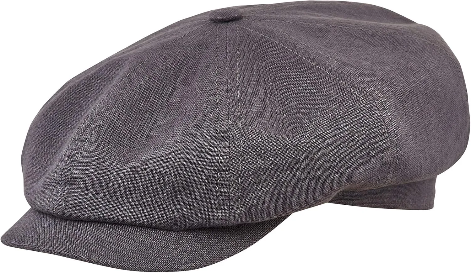 Sterkowski Rowdy Flat Cap for Men and Women | 100% Linen Newsboy Cap | Elegant 8 Panel Gatsby Cap