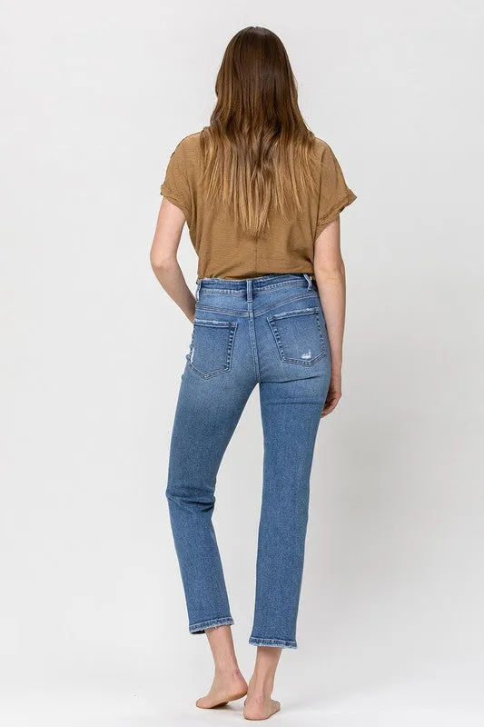 Straight Laced Stretch Ankle Jeans