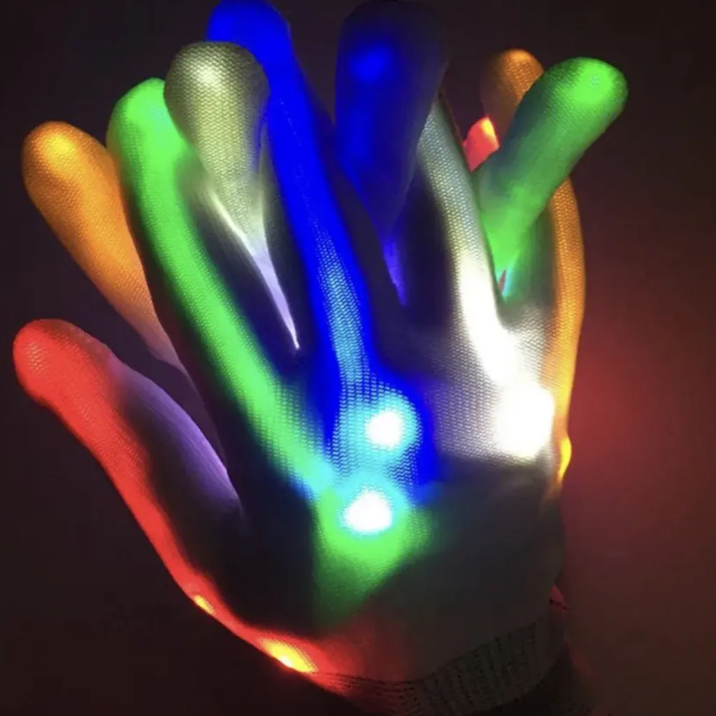 The Led Light Spooky Gloves