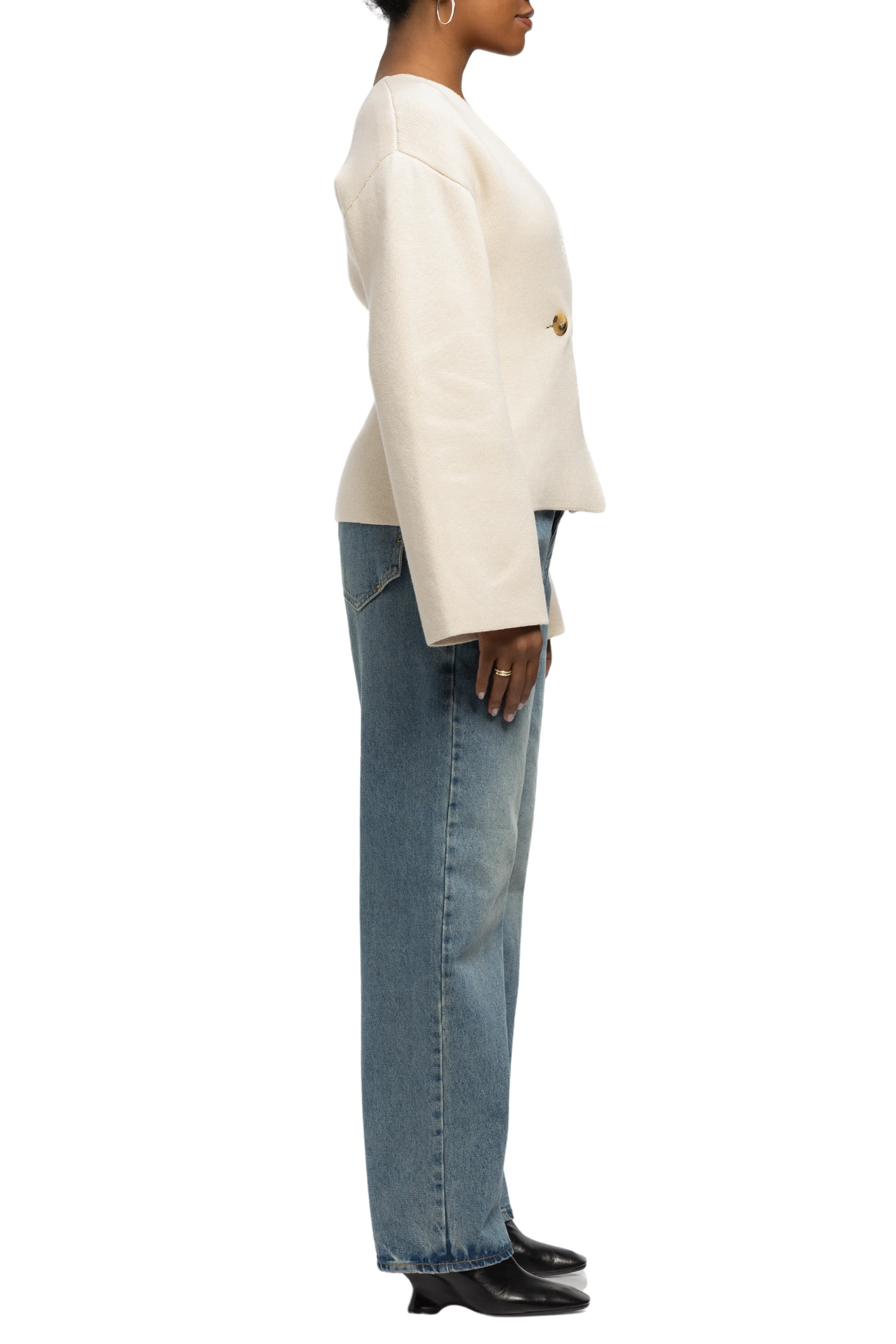 Tinley Cardigan in Soft White