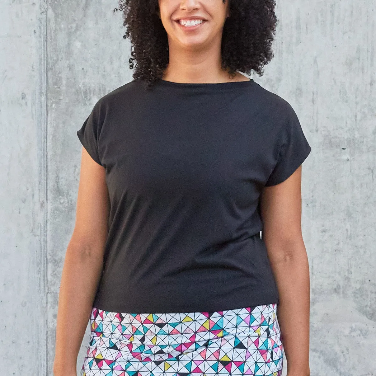 Trapezoid Top - Black
