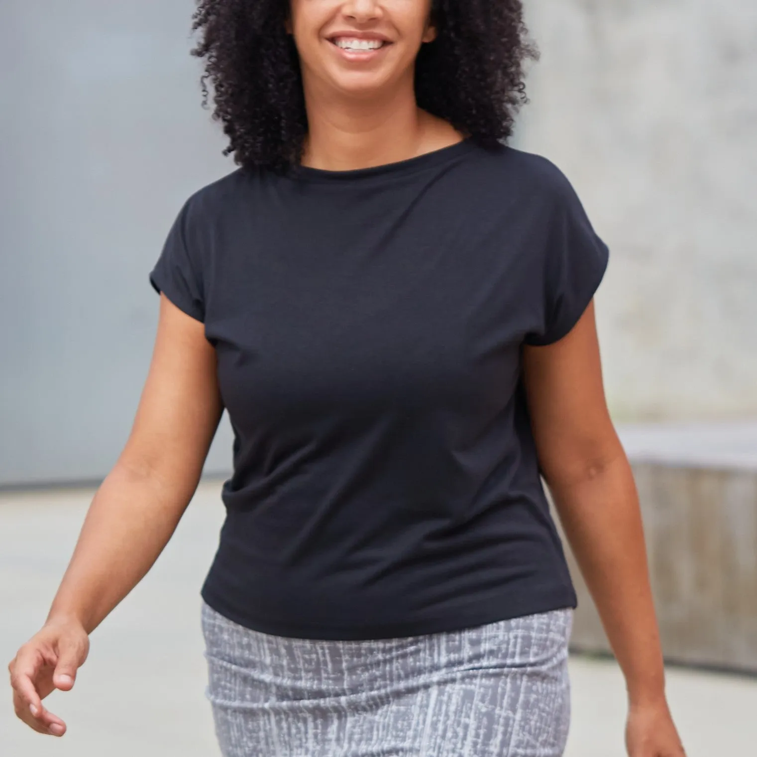 Trapezoid Top - Black