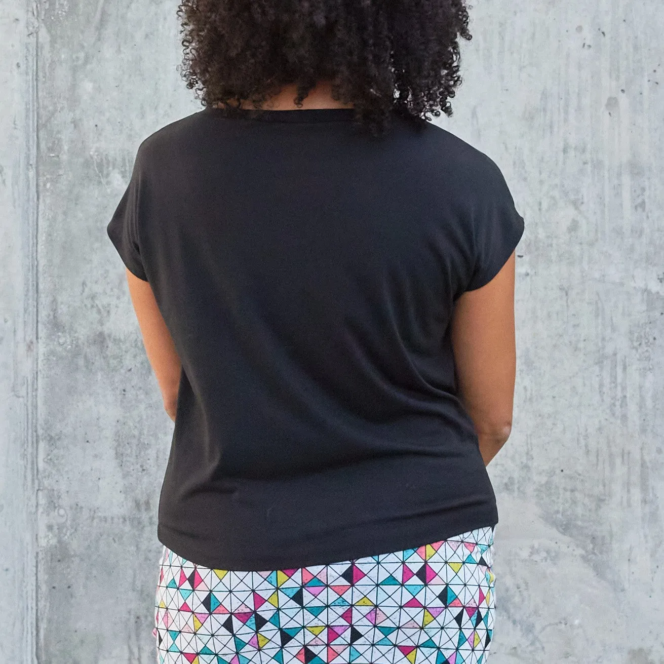 Trapezoid Top - Black