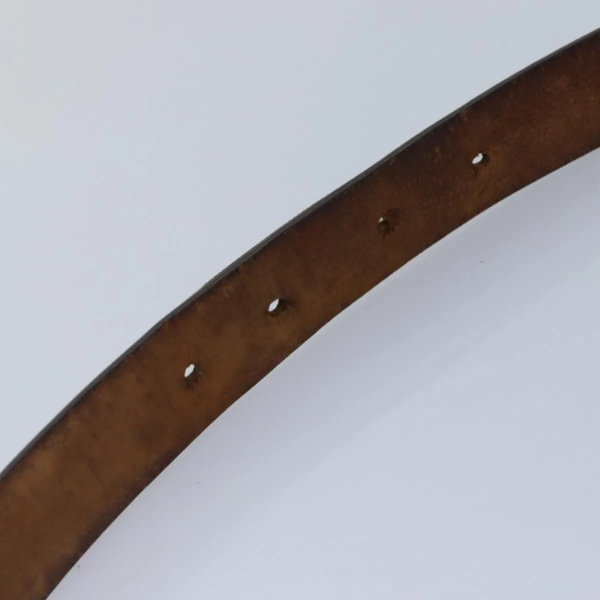 Trendy Inspired Louis Vuitton Monogram Ceinture Care Belt 48.4" Gold M6800y Lv Auth Bs17455