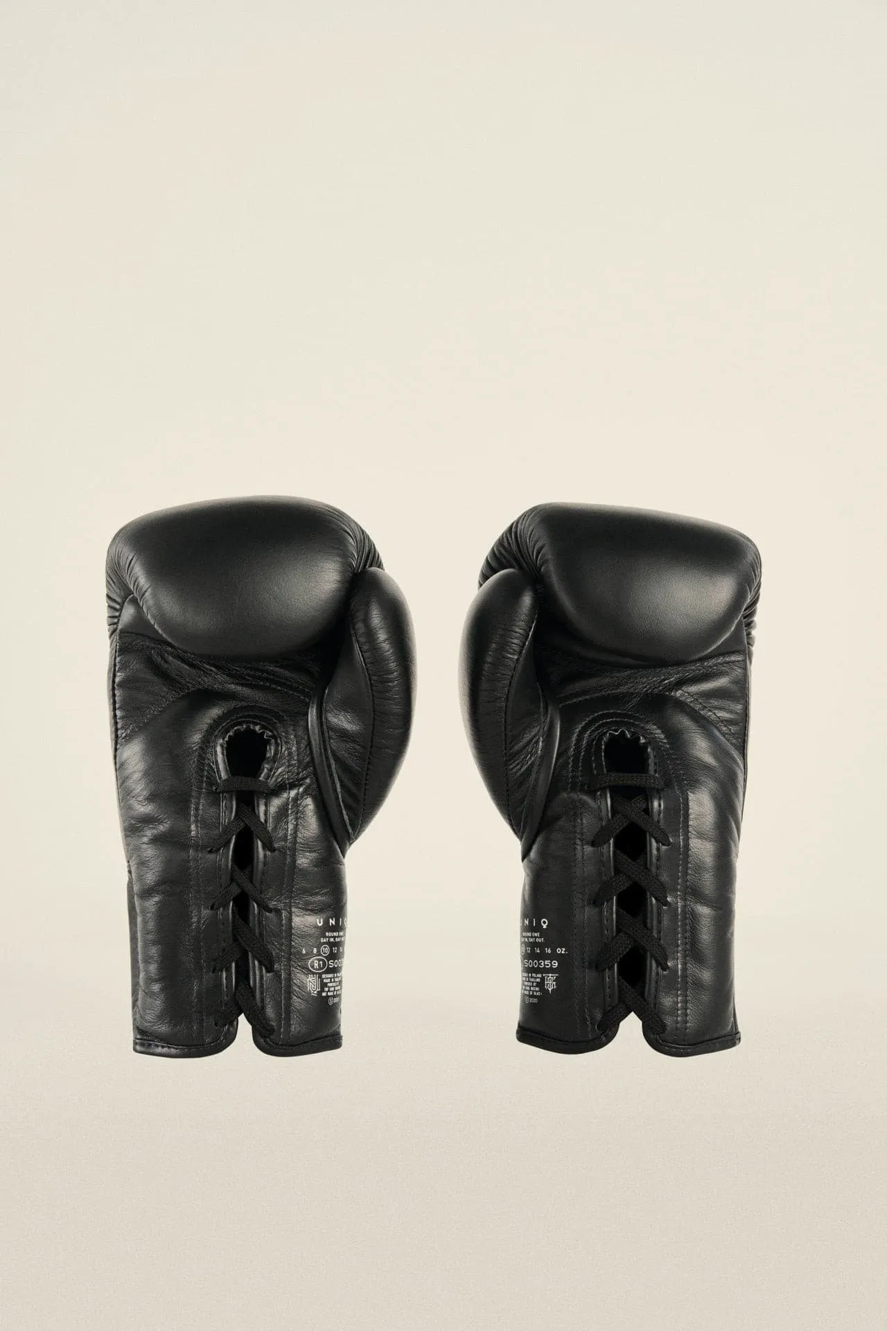 UNIQ LACE UP GLOVES TECHNICAL BLACK