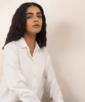 White Flowy Shirt