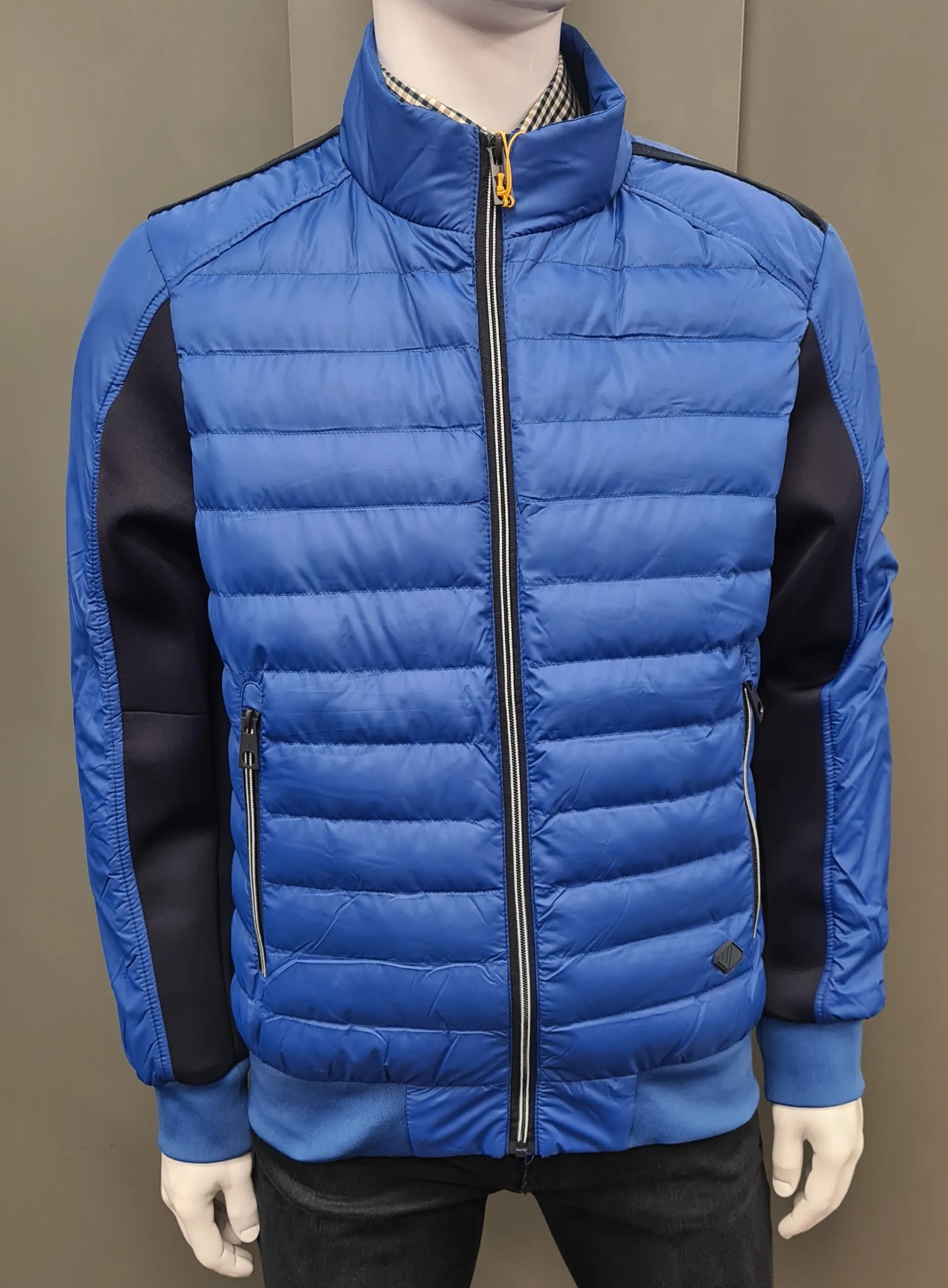 White Label Casual Full Zip Jacket Mackay - Blue