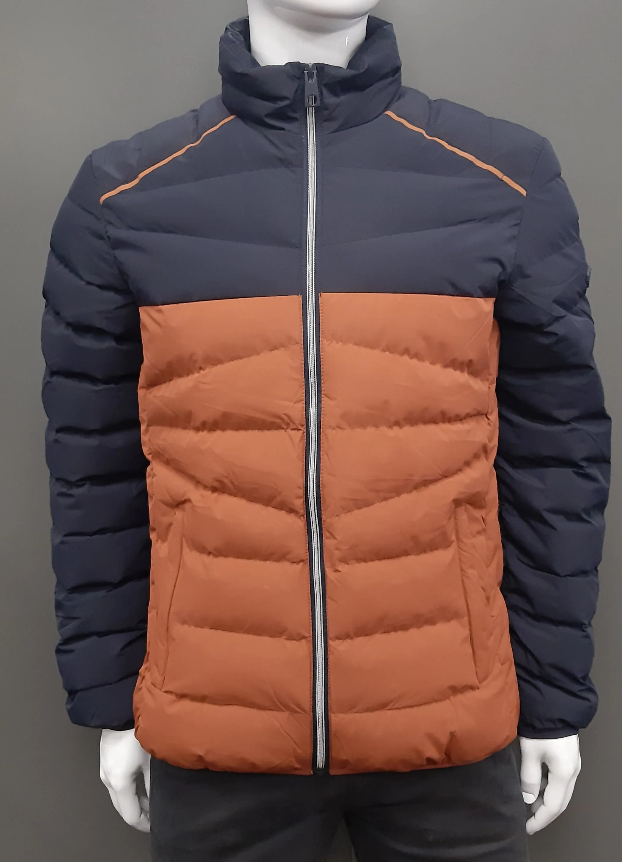 White Label Goose Bay Casual Jacket - Rust/Navy
