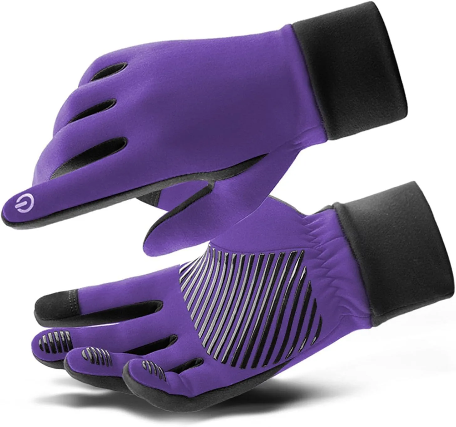 Winter Gloves, Touch Screen Water Resistant Windproof Thermal for Running Cycling Driving Hiking for Men Women
