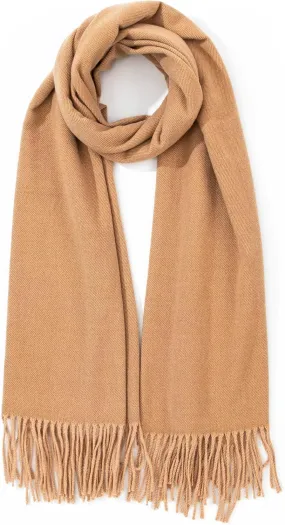Winter Women's Soft & Warm Solid Color Oversized Scarf, Thick & Cozy Large Blanket Shawl for Cold Weather