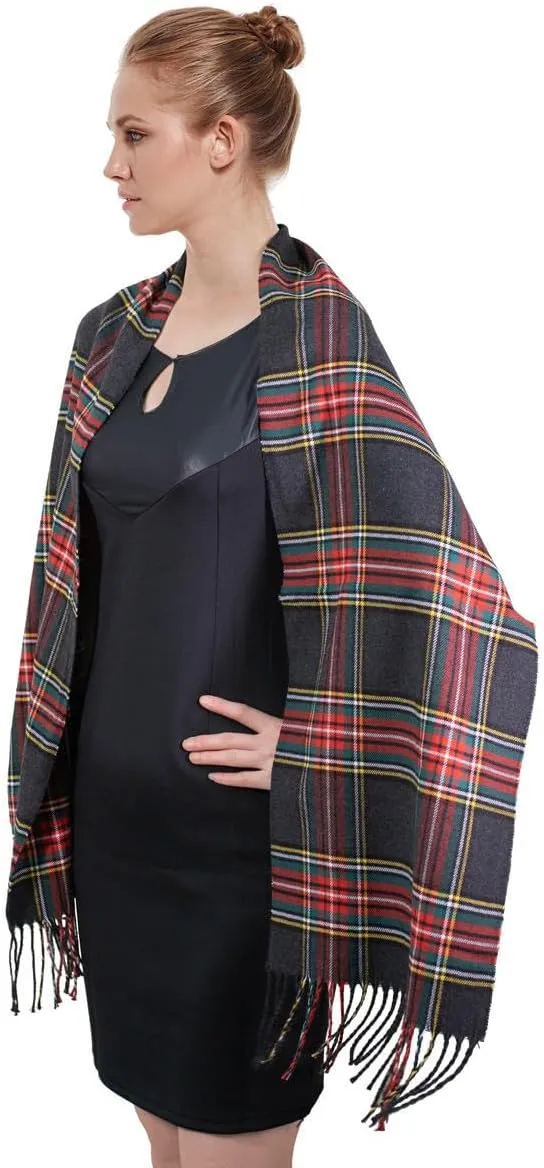Women Winter Scarf Elegant Shawl Wrap Men Supreme Comfort Style Cashmere Feel Unisex Exquisite Timeless Design