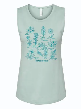 Women's Flowers of Texas Muscle Tank