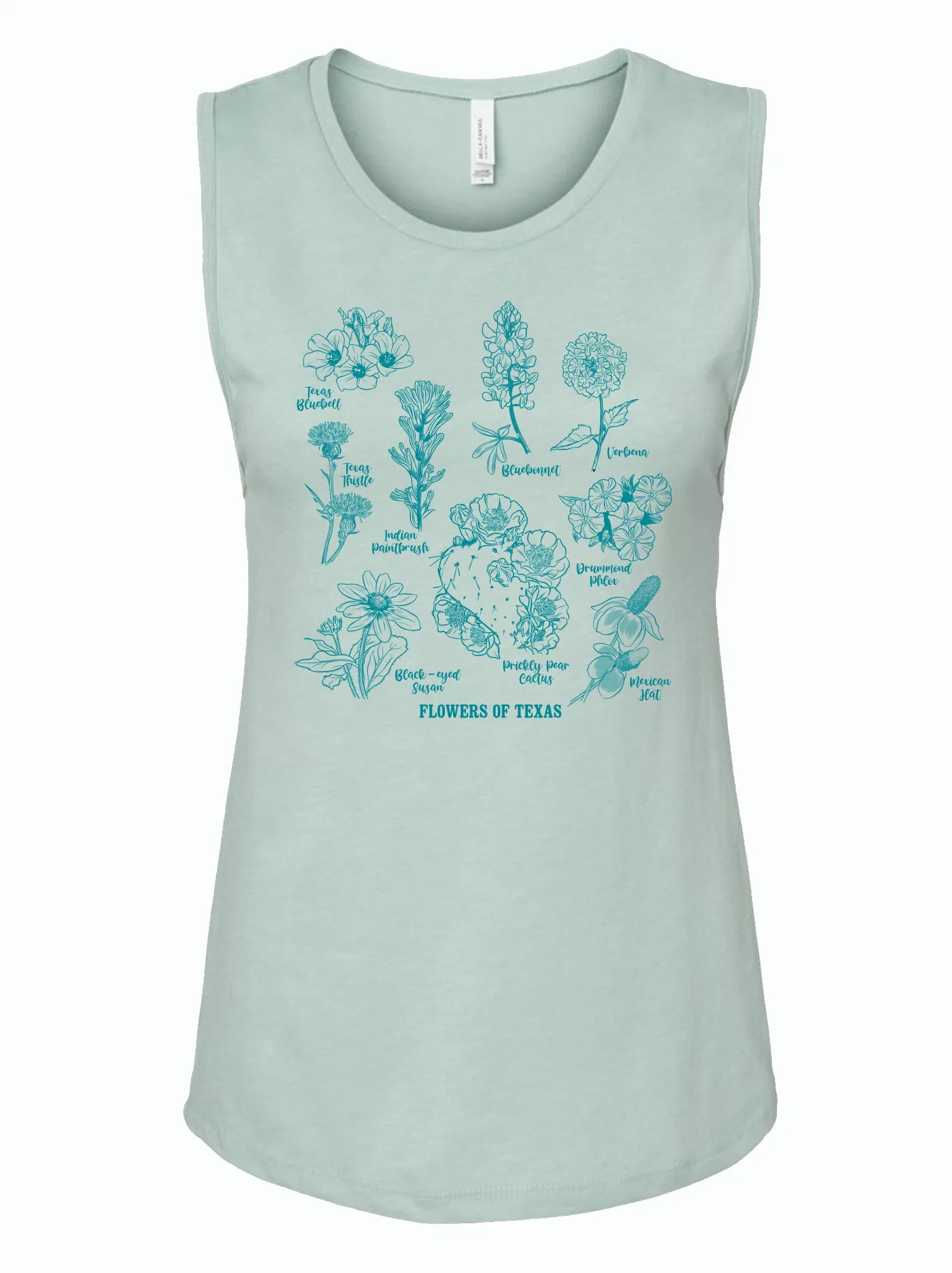 Women's Flowers of Texas Muscle Tank