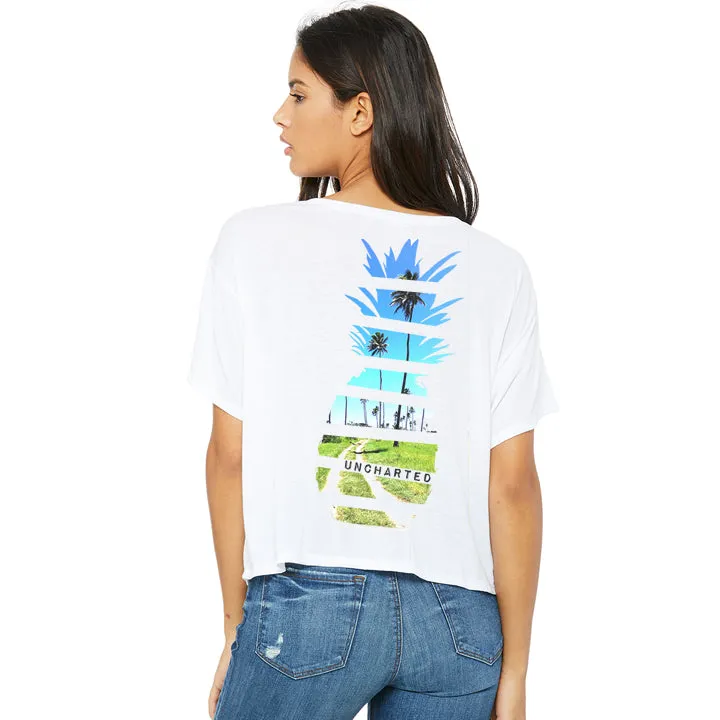 Womens Pineapple Road Flowy Tee