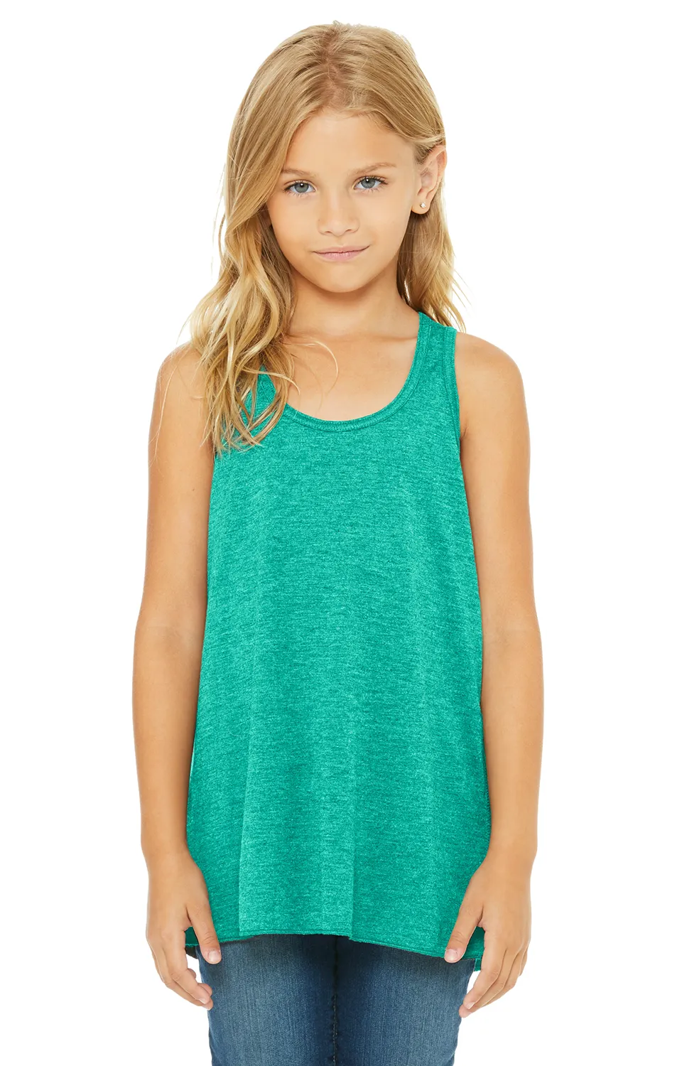 Youth Flowy Racerback Tank-TNT