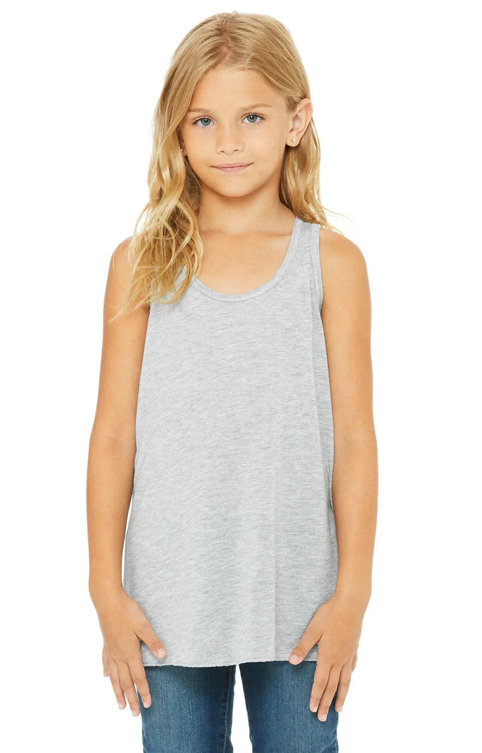 Youth Flowy Racerback Tank-TNT