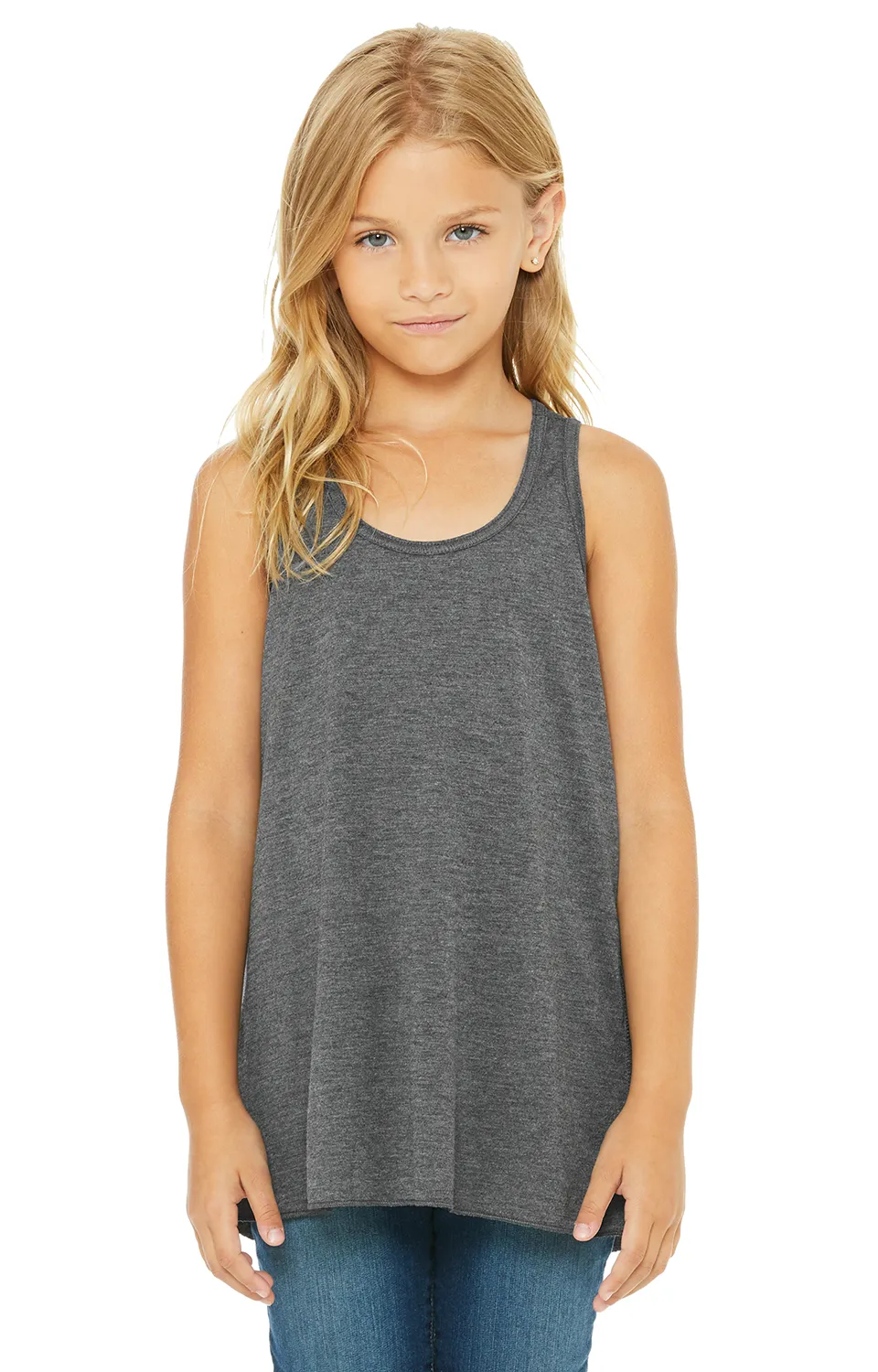 Youth Flowy Racerback Tank-TNT